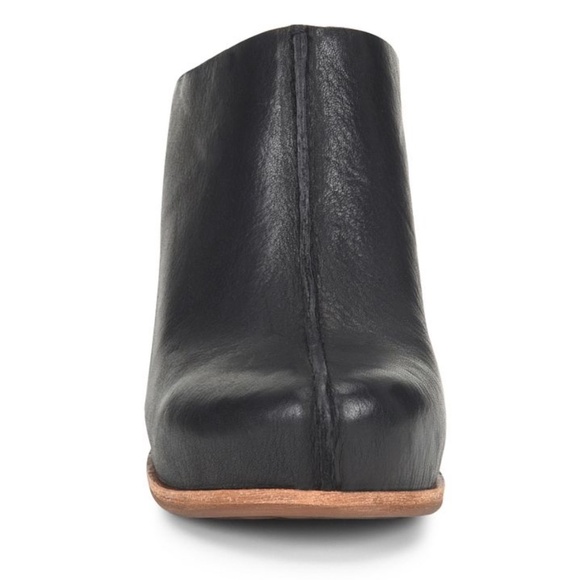 Kork-Ease Sagano Black Leather Wrapped Platform Mules-New In Box - Picture 3 of 5